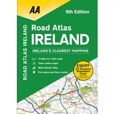 Road Atlas Ireland 平裝版, AA Publishing, 英文