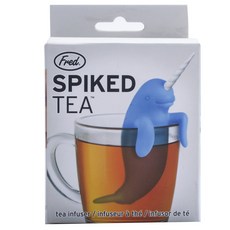 Fred Fred 刺蝟造型泡茶器 濾茶網 濾茶器, 1個, 藍色