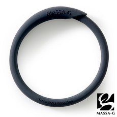 MASSA-G 炫彩動感負離子能量手環 黑, 黑色, 1個