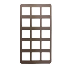 TRIARROW 三箭牌 白色戀人矽膠餅乾模 203915 15孔方形矽膠餅乾模