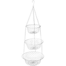 FOX RUN 吊掛網籃, 白色的