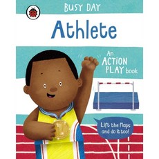 Busy Day: Athlete 精裝操作書 硬頁書 兒童互動遊戲書 禮筑外文書店, 詳見包裝, Ladybird UK, Dan Green