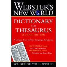 (英文圖書) Webster's New World Dictionary and Thesaurus 2nd Edition (Paper Edition) 平裝版, Houghton Mifflin, 英文