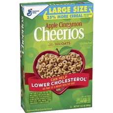 Cheerios 早餐穀物脆圈圈, 蘋果肉桂, 402g