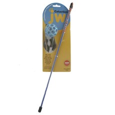 Petmate jw Cat Action Hol-ee 貓咪滾輪逗貓棒, 1個, 混合顏色