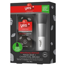 Yesto 番茄木炭保濕面膜粉+面膜刷, 1個, 3片