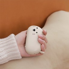 MUID覓逗 小貓暖手寶HW04 雙面恆溫發熱 輕巧便攜 安全可靠, 杏色