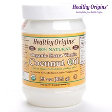 Healthy Origins 特級初椰子油, 822克, 1個