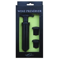 oenophilia 件套，帶酒瓶塞, 1個, 黑色的