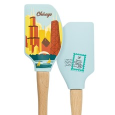Tovolo 遊覽設計木柄矽鏟, 1個, 芝加哥