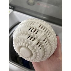 奈米陶瓷珠洗衣球 防纏繞 孩童衣物適用 洗衣機專用, 白色, 1個