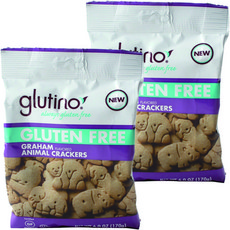 glutino 無麩質動物造型全麥餅乾, 2包, 170g