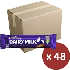 Cadbury 吉百利 牛奶巧克力, 48個, 45g