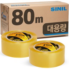Sinil Tape OPP 封箱膠帶 48mm x 80m, 10個, 透明