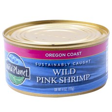 Wild Planet 野生粉紅蝦罐頭, 1罐, 113g