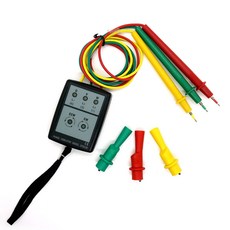 蓋斯工具 相序表 WH8030 相序計 三相電壓 相位指示器 LED燈 蜂鳴器 600V, 1個