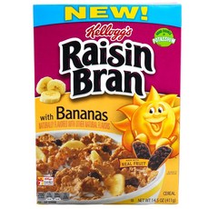 Kellogg's 家樂氏 水果麥麩麥片 香蕉口味, 1盒, 411g