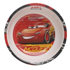 zak! designs 汽車總動員兒童碗, 1入, 紅色