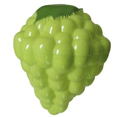 Hutzler 水果造型零食收納盒, 綠葡萄, 1個