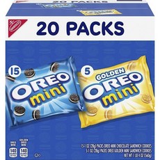 NABISCO OREO 迷你夾心餅乾 綜合口味包 20入, 1個, 560g