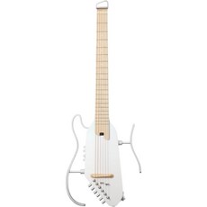 Donner HUSH I PRO 白色款 可攜式靜音木吉他 旅行練習首選 藍牙耳機支援, 1組, 白色