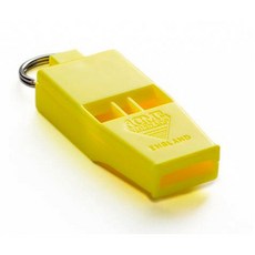 英國 ACME Slimline Tornado 636 扁形高音哨 救難哨 英國製 高音求生哨, 黃色, 1個