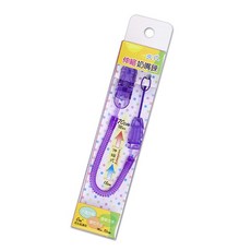 元氣寶寶 夾式伸縮奶嘴鍊, 1入, 紫色