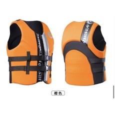 HISEA 兒童救生衣 成人救生衣 國家級認證 浮力衣，台灣現貨，安全可靠，水上活動必備, 成人活力橘 (標準版)