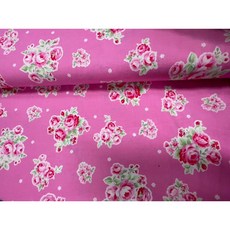 Lecien 古典玫瑰花棉布 服飾手作拼布材料 粉色 黃色 藍色, 詳見包裝, 詳見包裝