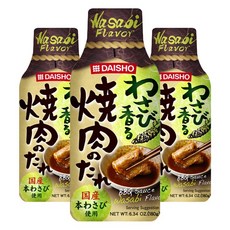 DAISHO 大逸昌 日式燒肉醬 山葵風味, 3罐, 180g