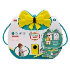 VANYEH 單肩包家家酒玩具組 (化妝台/梳妝台/護士) 女童角色扮演玩具, 粉色