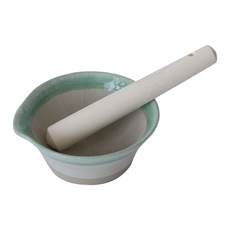 NichiNichidougu 防滑杵臼用具組 綠色, 1個