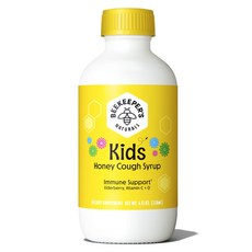 BEEKEEPER'S NATURALS 維他命蜂蜜糖漿, 1瓶, 118ml