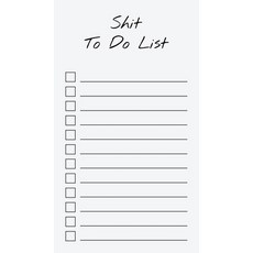 To Do List Notepad: Shit To Do List Checklist Task Planner for Grocery Shopping Planning Organiz... 平裝版, Get List Done, 英文