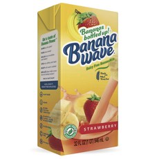 banana wave Dairy Free 香蕉牛奶草莓, 1個, 946ml