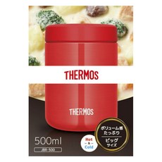 THERMOS 膳魔師 真空隔熱湯碗 500ml 紅色 JBR-500R, 1個