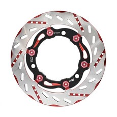 MASA競技車碟 浮動前碟盤 競技賽道版 真浮動前碟 YAMAHA 六代勁戰/BWS/N-MAX 車系, 赤道紅