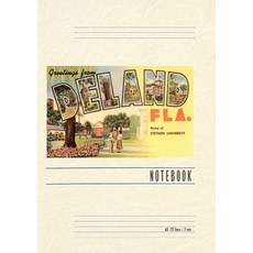 (英文圖書) Vintage Lined Notebook Greetings from Deland Florida 平裝版, Found Image Press, 英文