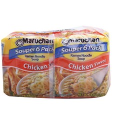 Maruchan 雞汁風味湯麵, 6包