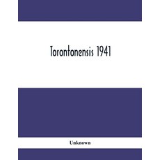 Torontonensis 1941 平裝版, Alpha Edition, 英文