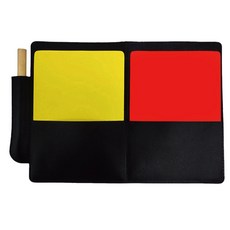 NORDITION 足球裁判包組 - 台灣製裁判專用紅黃卡計分表格紀錄卡