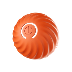 【毛皇上】寵物玩具 寵物智能跳跳球 電動跳跳球 引力跳跳球 自動逗汪球 狗狗玩具 寵物玩具球 【WOWWOW】, 橘色, 1個