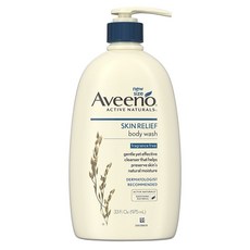 Aveeno 艾惟諾 舒緩沐浴乳 無香味, 1瓶, 975ml