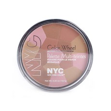 NYC 色輪馬賽克蜜粉, 1個, 古銅色粉紅色