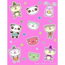 (英文圖書)Sticker Album For Girls: 100 Plus Pages For PERMANENT Sticker Collection Activi... 平裝版, Createspace Independent Pub..., 英文