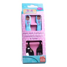 zak! designs 迪士尼角色孩童易握湯匙叉子組, 1組, 小醫師大玩偶