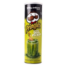 PRINGLES 品客 洋芋片 醃黃瓜風味, 1罐, 169g