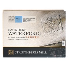 【汶采】英國山度士瓦特夫精裝水彩本(WF300) 41*31cm 專業級純棉水彩紙, 41*31-CP/膠裝本