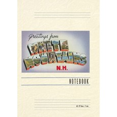(英文圖書) Vintage Lined Notebook Greetings from White Mountains 平裝版, Found Image Press, 英文