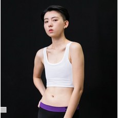 T-STUDIO 全網布防駝 I 黏式半身束胸內衣，透氣舒適，矯正身姿，自信展現中性魅力